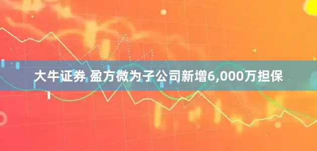 大牛证券 盈方微为子公司新增6,000万担保